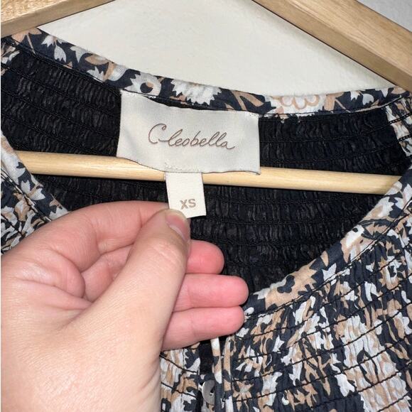 Cleobella Blue and White Floral Mini Dress - Picture 3 of 8